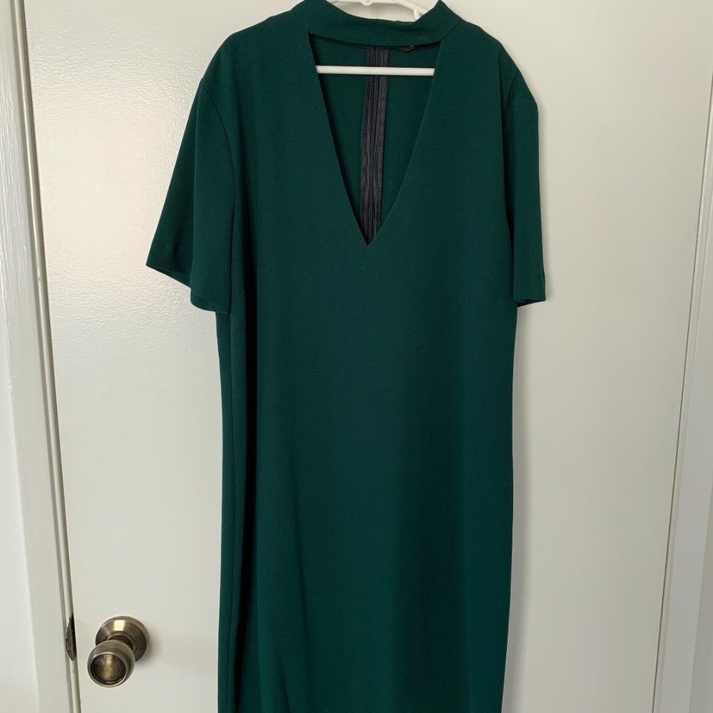 Zara - Hunter Green Mini Dress (XS)